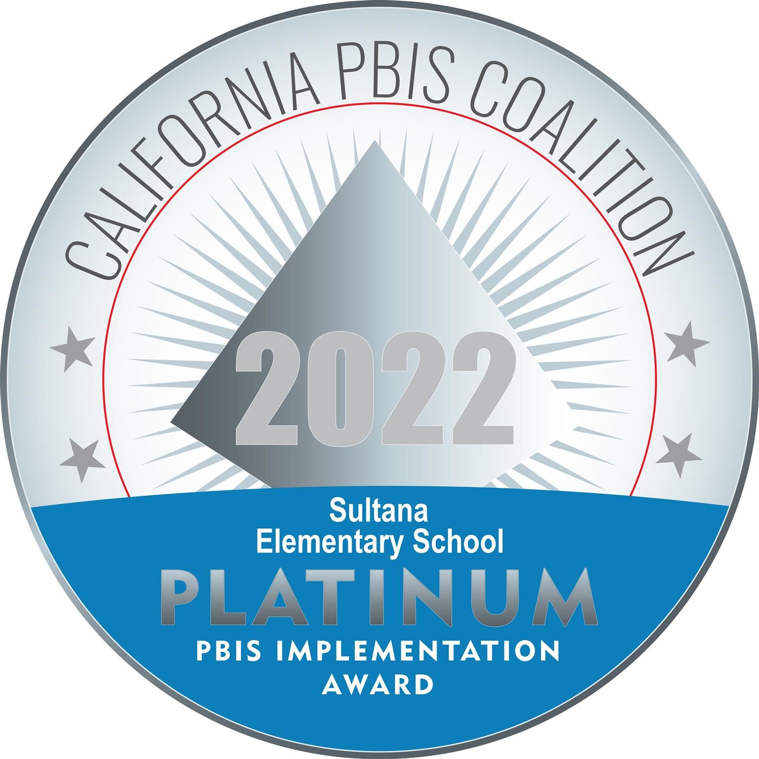 California PBIS Platinum Award Logo